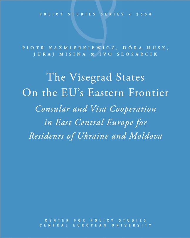 Book cover: The Visegrad States on the EU’s Eastern Frontier by Slosarcik and others